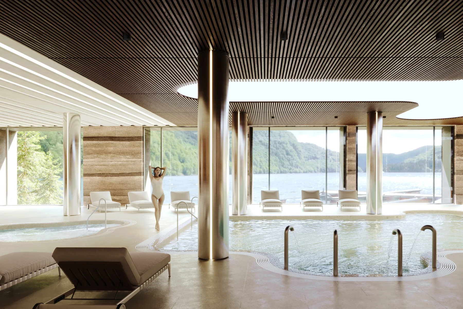 Панорамный бассейн Aura SPA